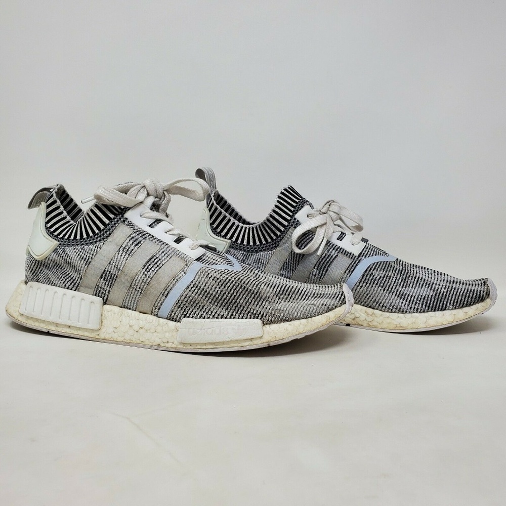 Adidas NMD_R1 PK Primeknit Oreo Glitch Shoes